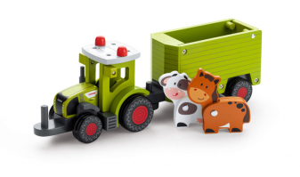 детска играчка AXION 870 + ремарке с животни